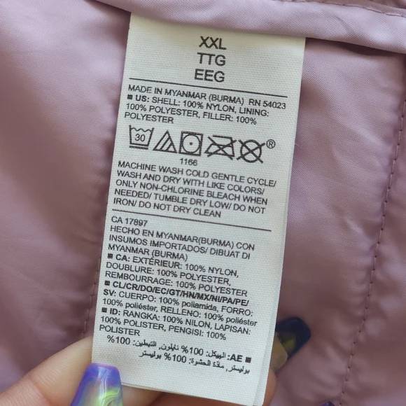 Packable Puffer Jacket in Lilac - Picture 10 of 14